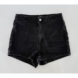 Wild Fable Women's Faded Black Denim High Rise Shorts 10/30R Summer Festival‎